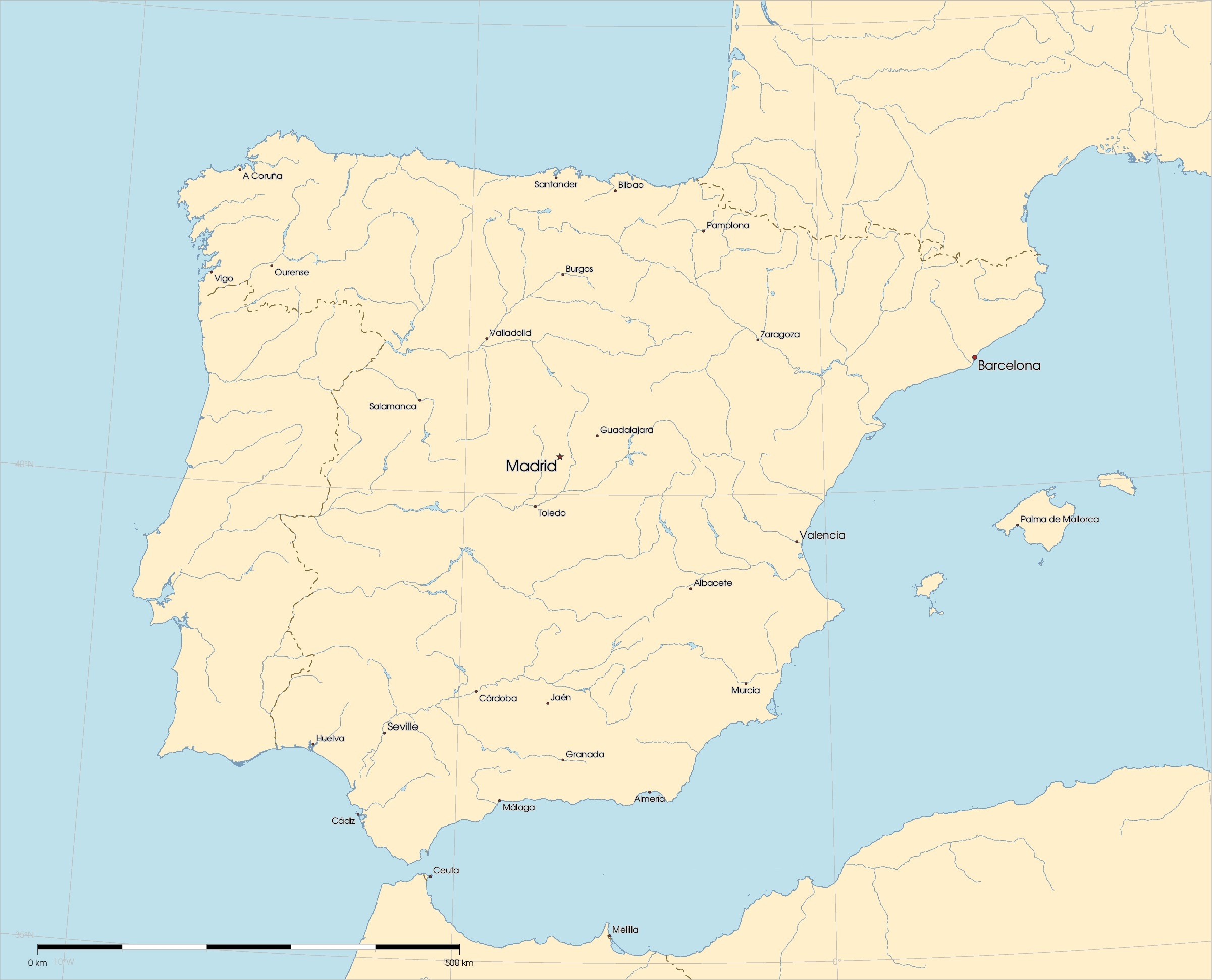 Free Maps Of Spain Mapswire Free Maps Of Spain Mapswire
