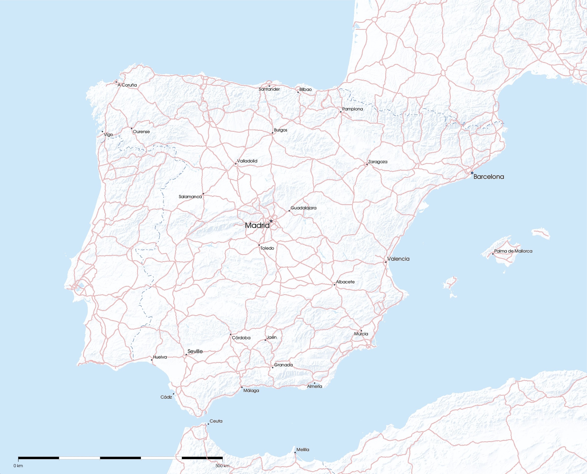 Free Maps Of Spain Mapswire Free Maps Of Spain Mapswire