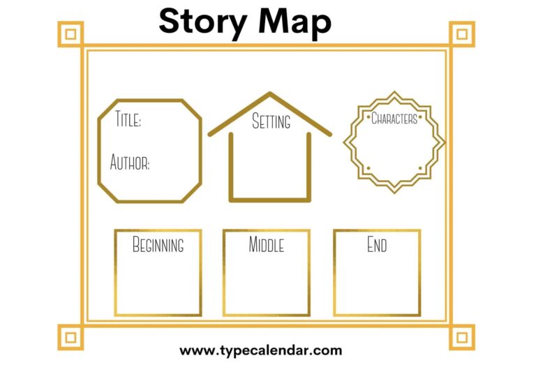 Free Printable Story Map Templates Excel PDF 1st 2nd 5th Grade