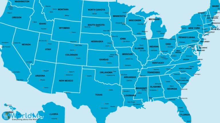 Free Printable United States Map With States Worksheets Library