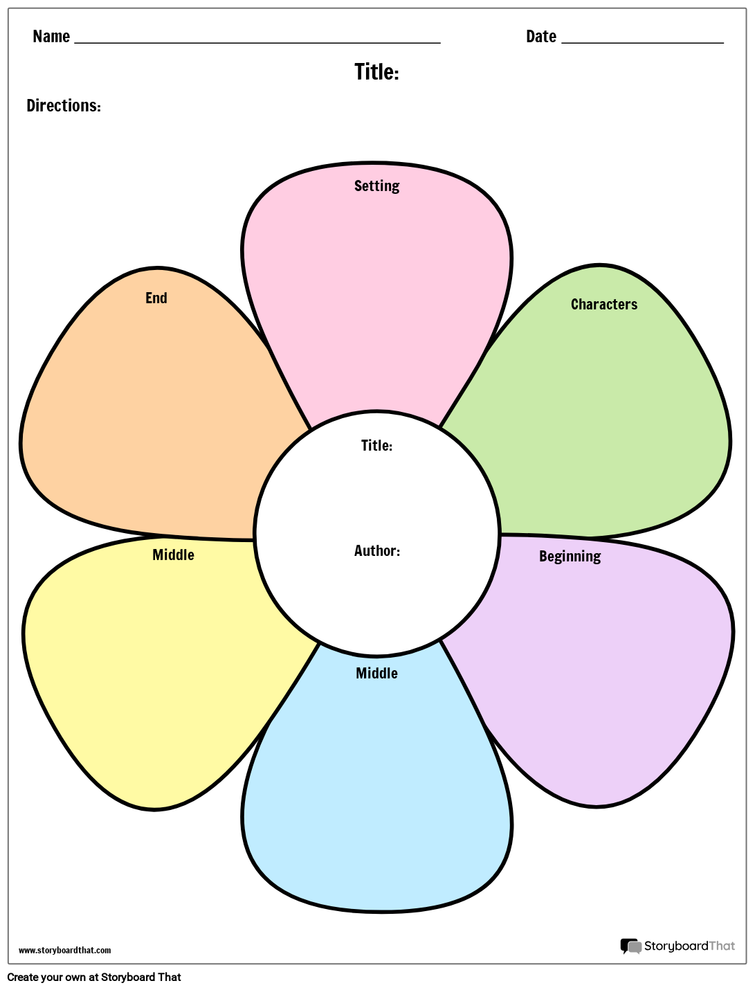 Free U0026 Printable Story Map Templates At StoryboardThat