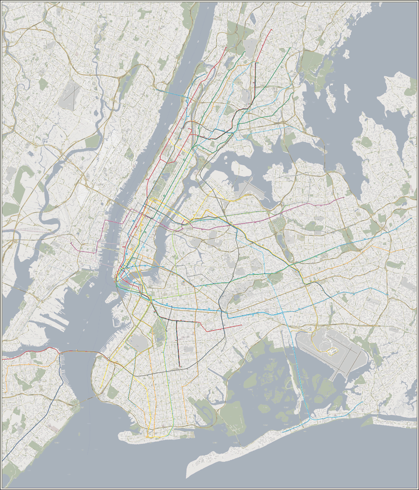 Printable Nyc Subway Map