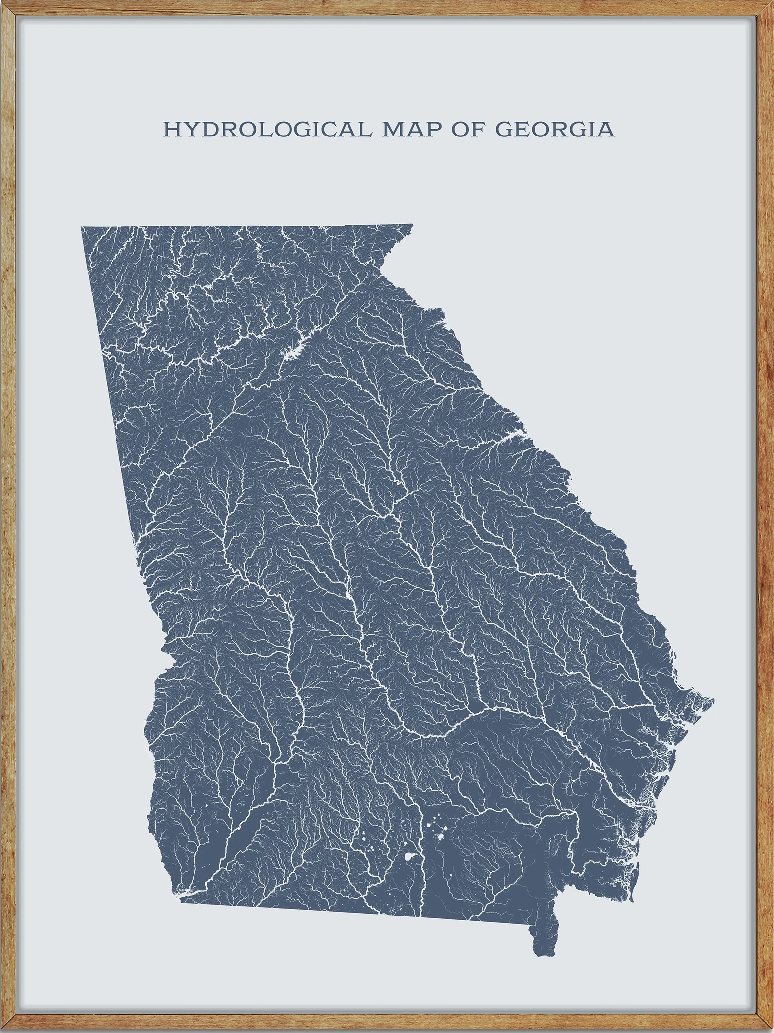 Georgia Printable Map