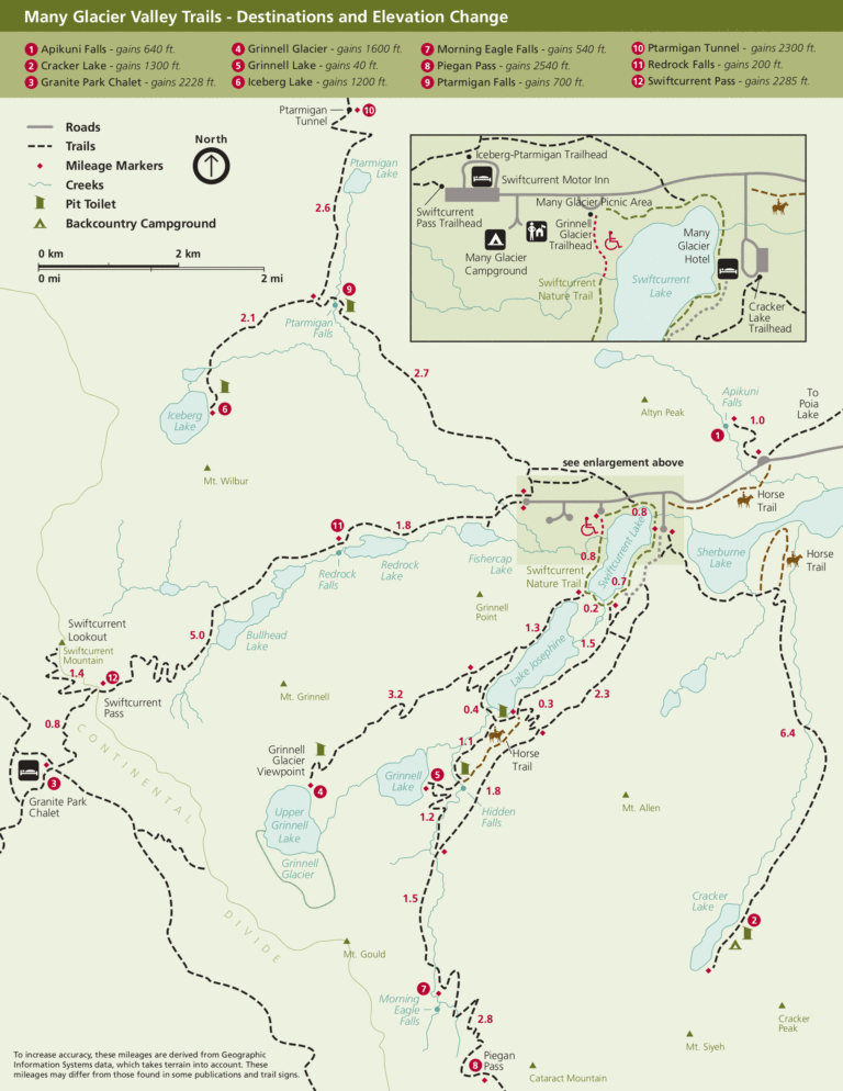 Glacier Maps NPMaps Just Free Maps Period