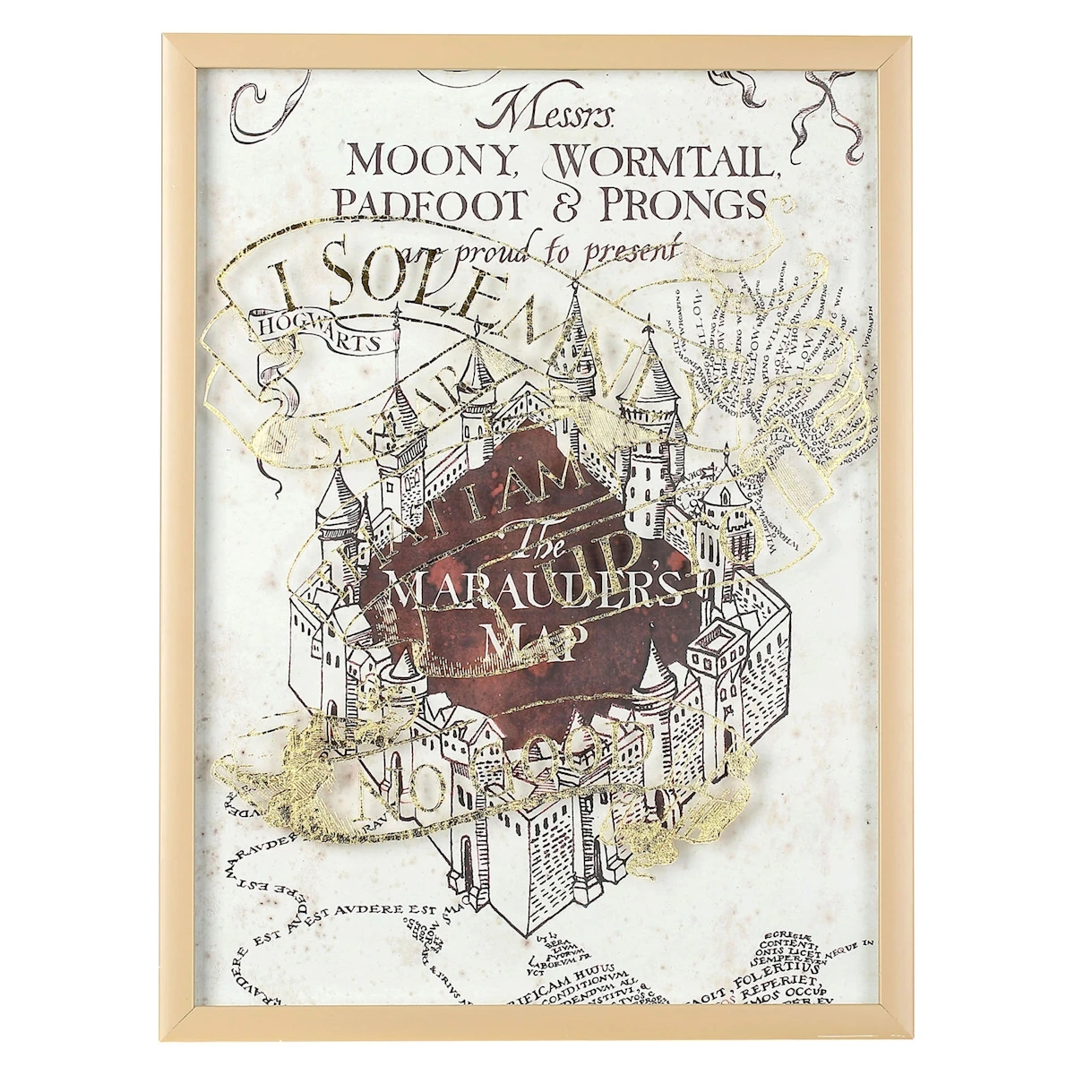 Printable Harry Potter Marauders Map