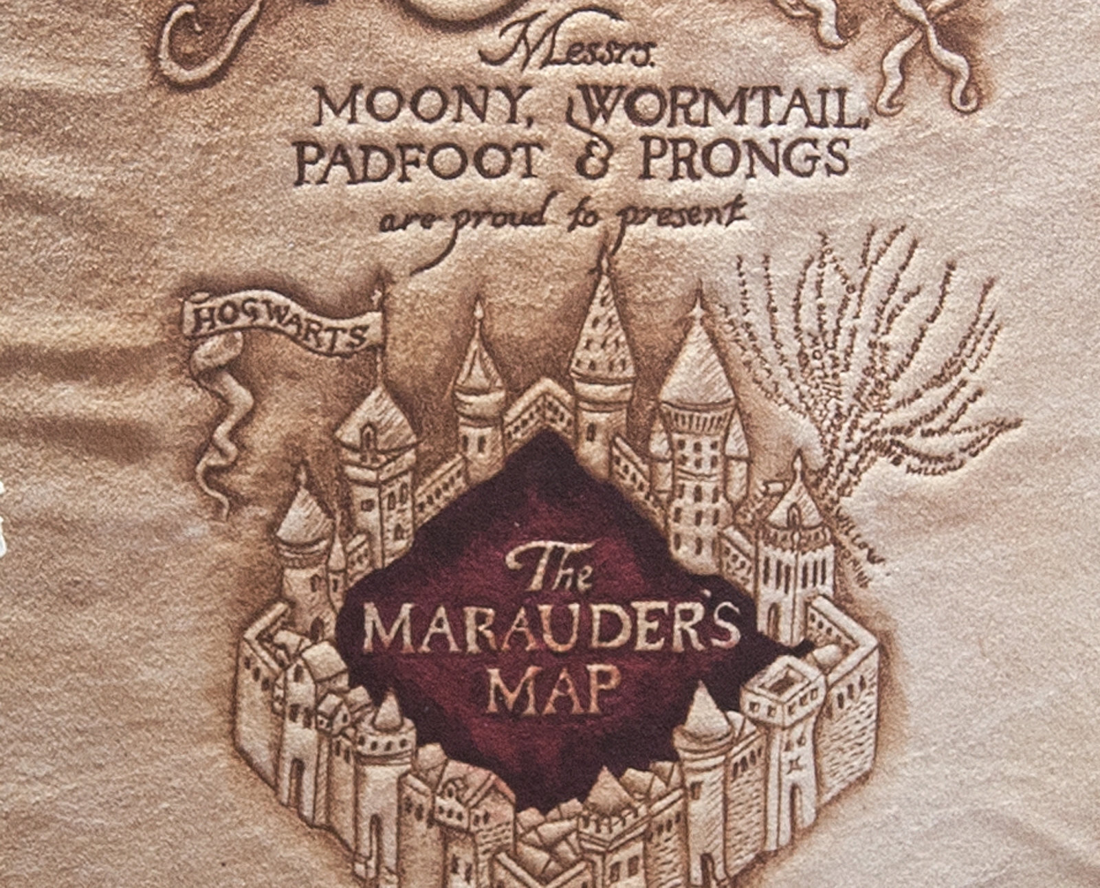 Harry Potter Marauder s Map Reproduction Cave Geek Art