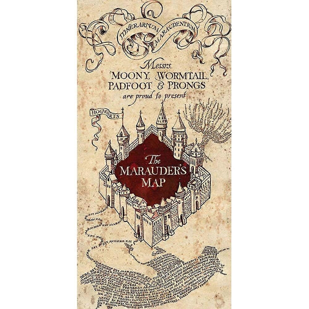 Harry Potter Marauders Map Canvas Print U0026 Visual Artwork Harry Potter Marauders Map Canvas Print U0026 Visual Artwork