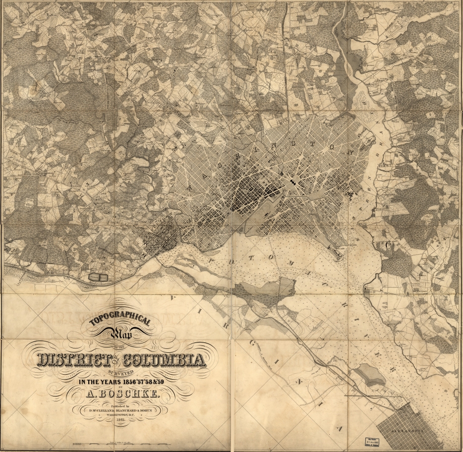 Historic Maps Civil War Defenses Of Washington U S National Park Service 