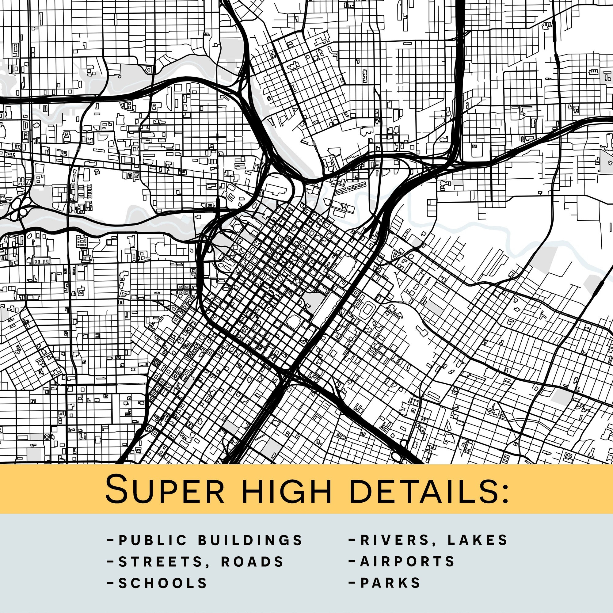 Printable Map Of Houston