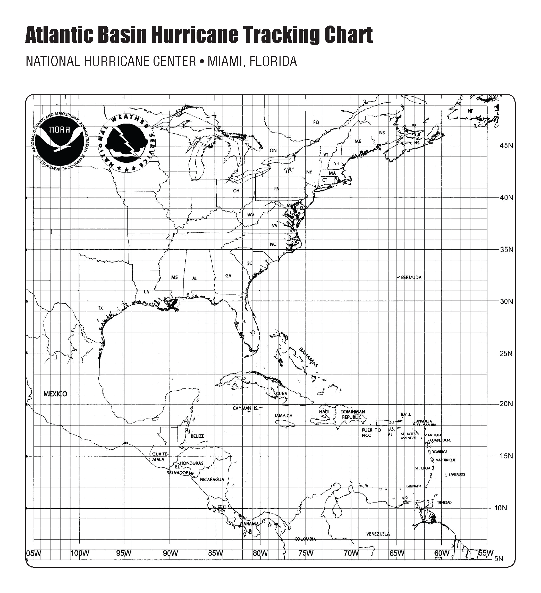 Hurricane Tracking Map Worksheets Library