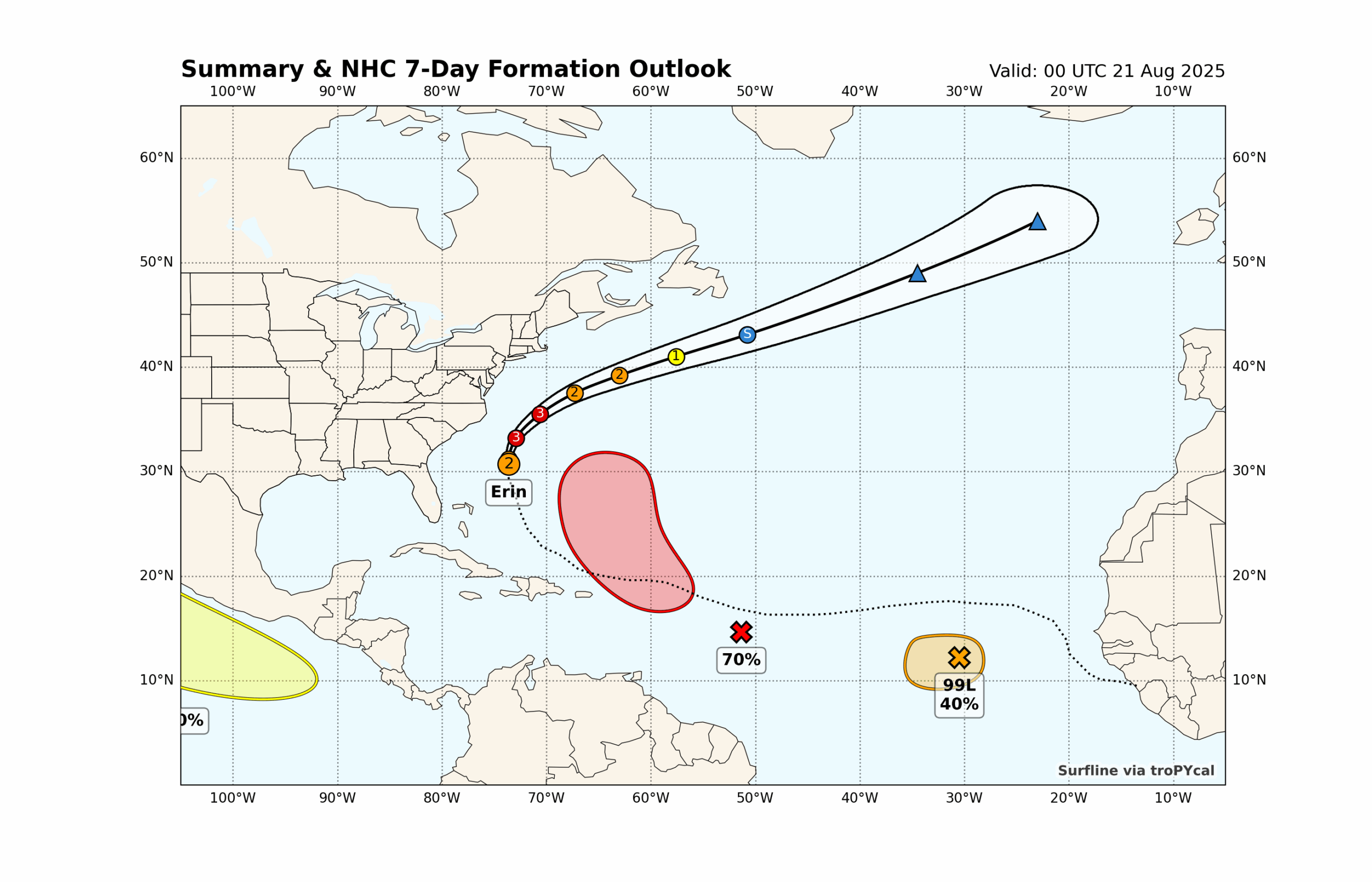 Free Printable Hurricane Tracking Map Printable