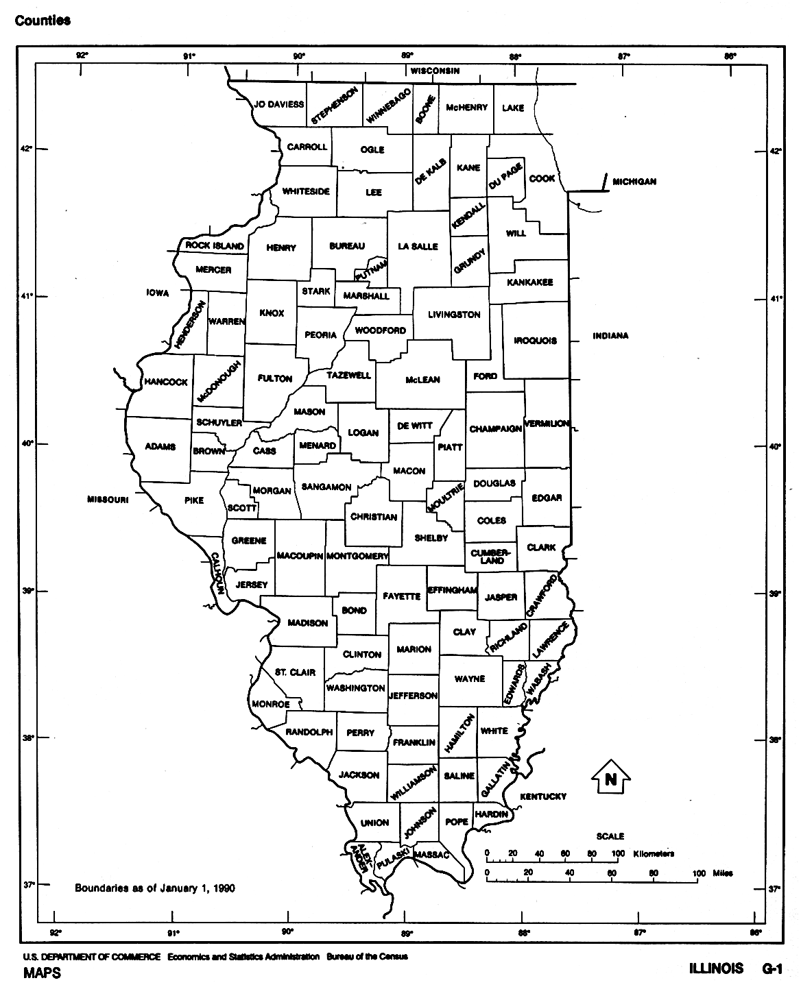 Illinois Free Map Illinois Free Map
