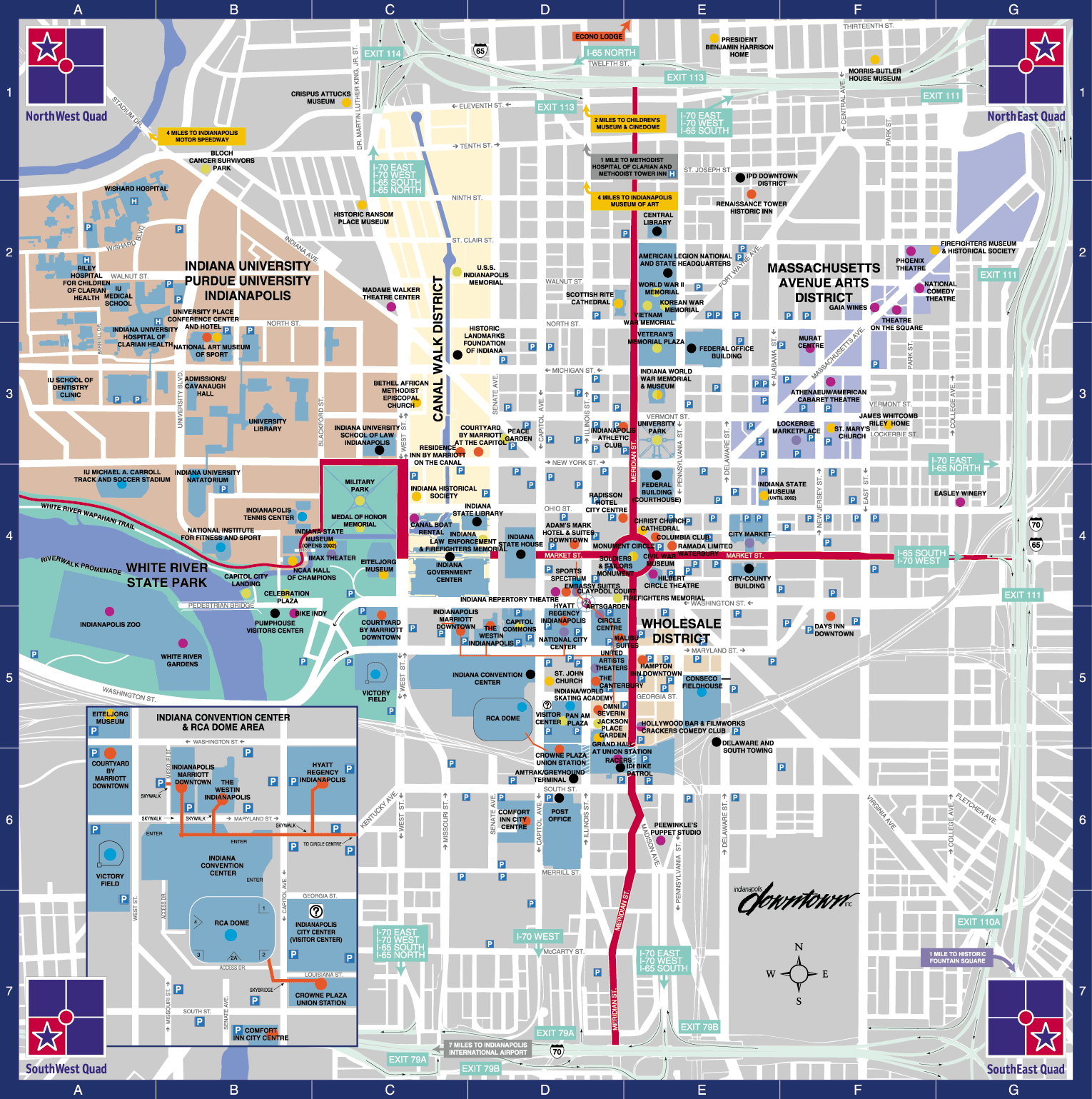 Indianapolis Indiana United States Street Map Outline For Worksheets Library