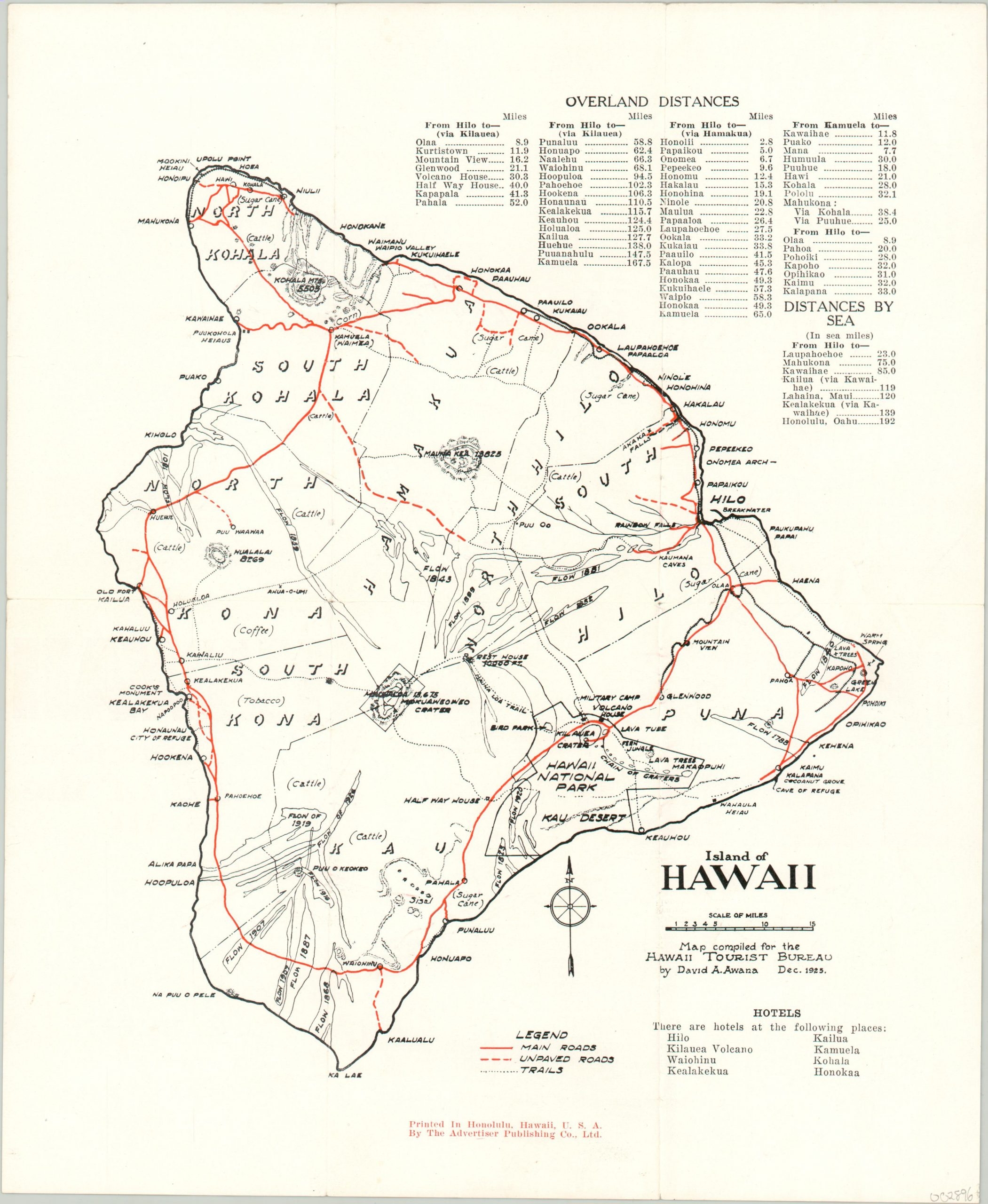 Printable Map Of Big Island