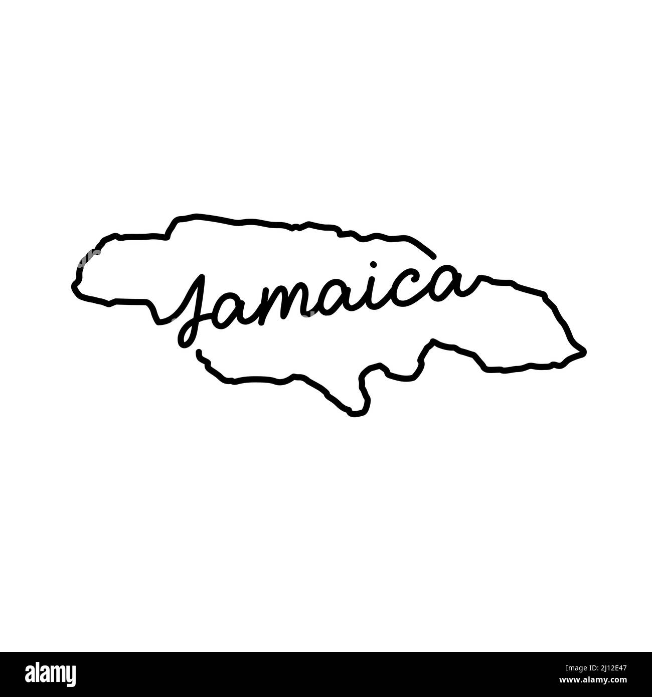 Free Printable Blank Map Of Jamaica