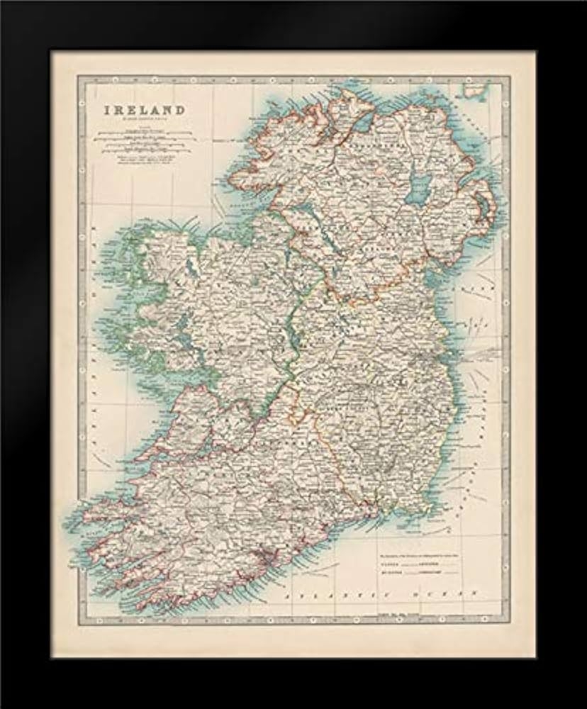 Map Of Ireland Printable
