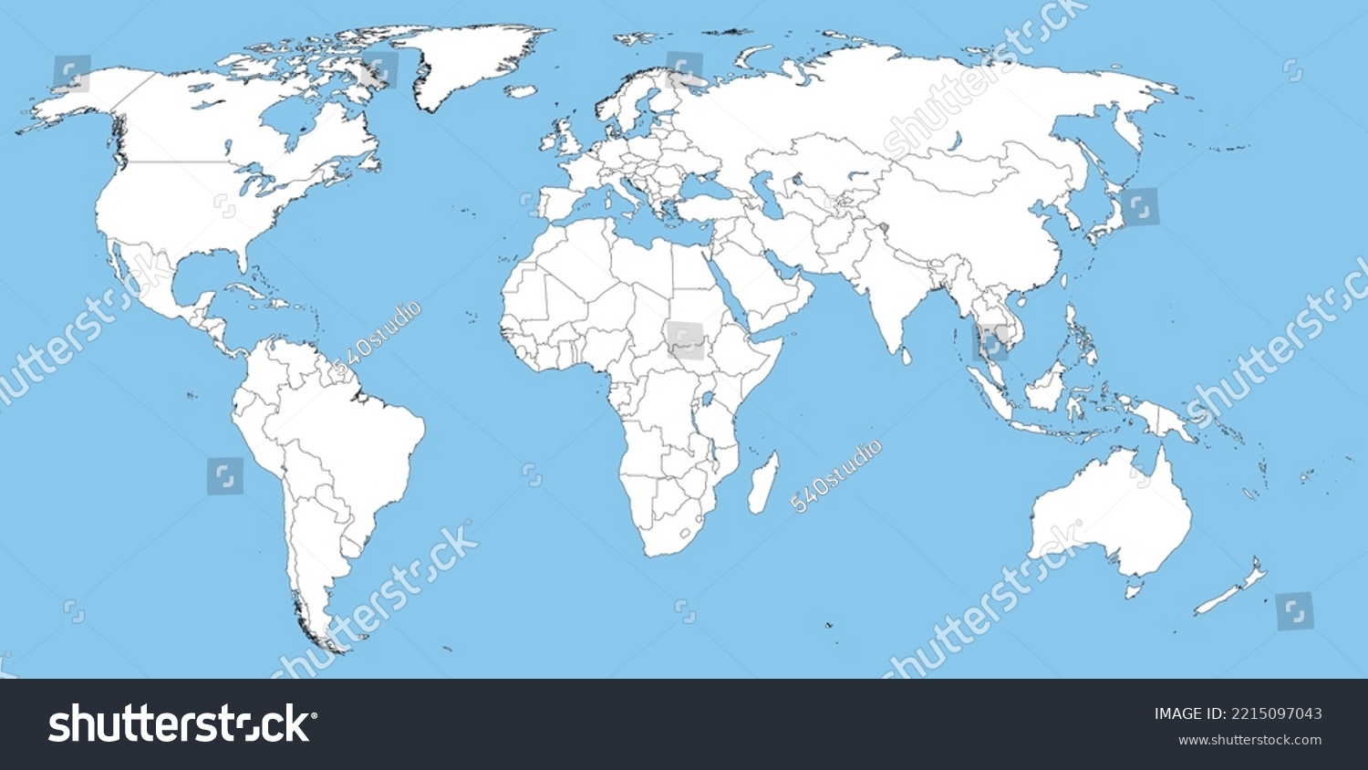 Large Blank World Map Oceans Marked Stock Vector Royalty Free 2215097043 Shutterstock Large Blank World Map Oceans Marked Stock Vector Royalty Free 2215097043 Shutterstock