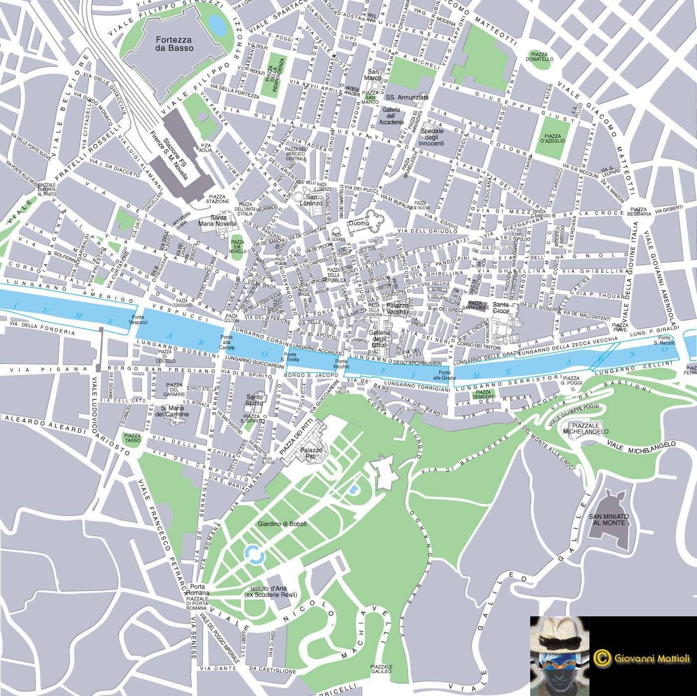Large Florence Maps For Free Download And Print High Resolution Worksheets Library