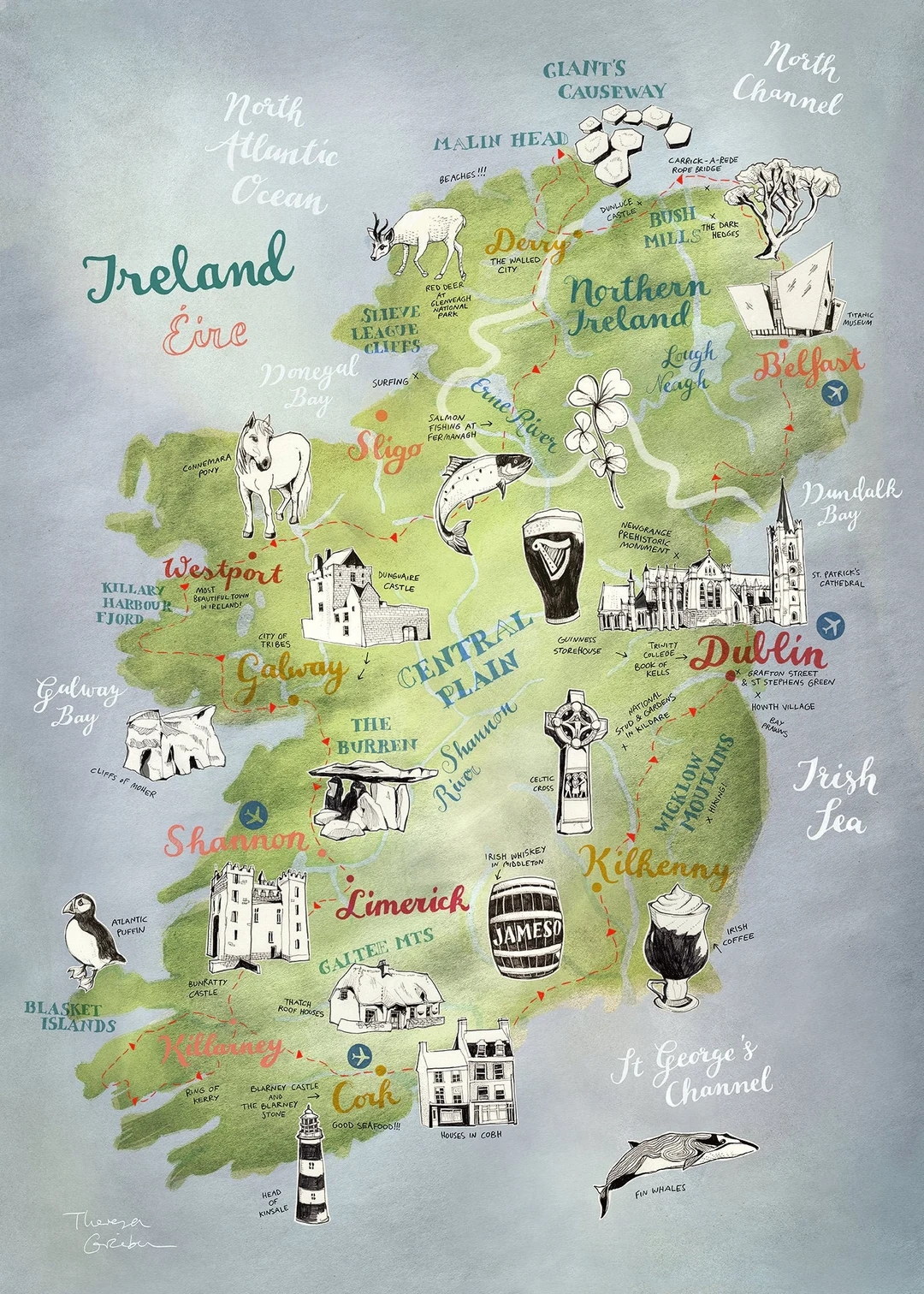 Free Printable Map Of Ireland Free Printable Map Of Ireland
