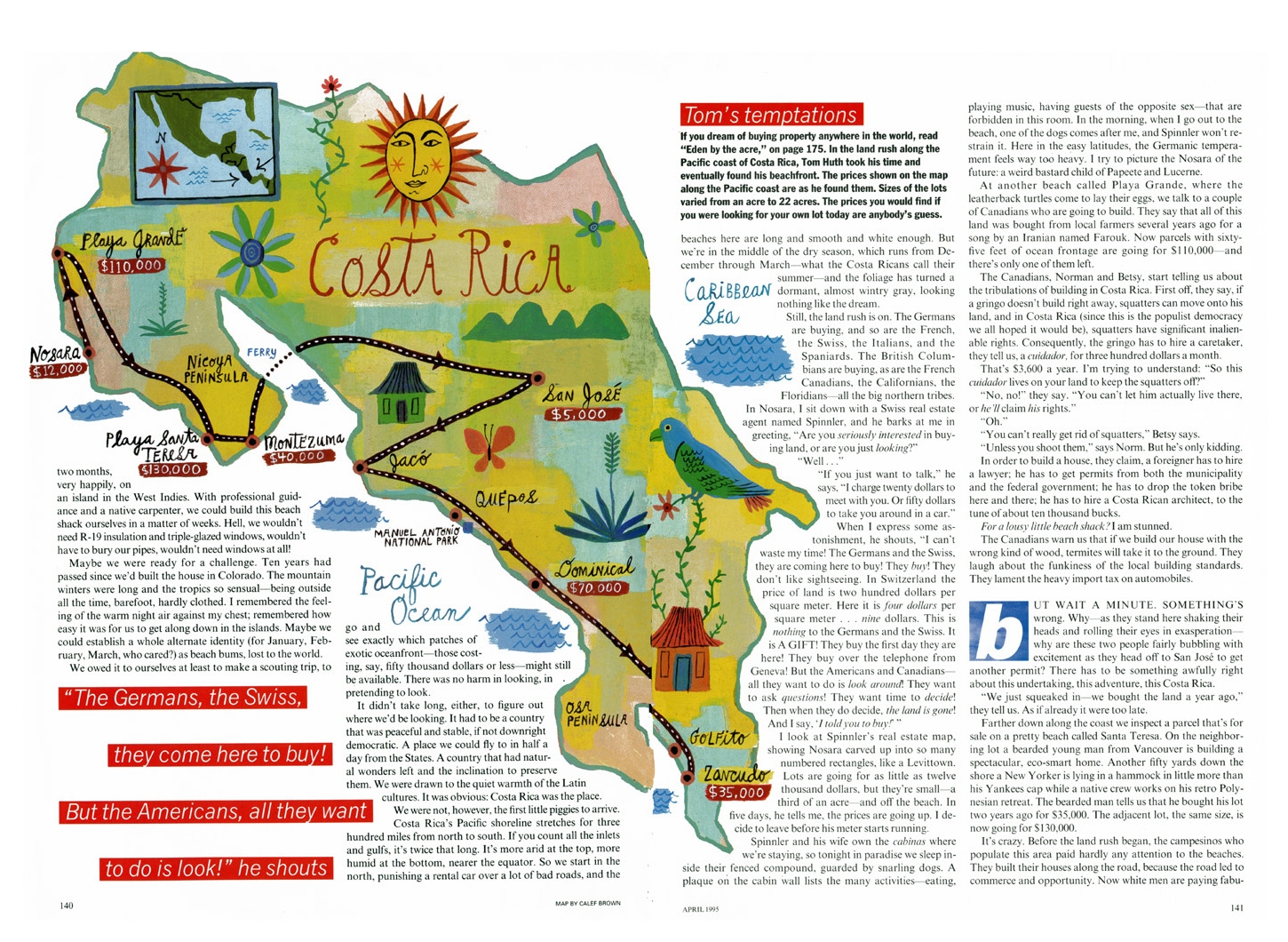 Large Travel Illustrated Map Of Costa Rica Costa Rica North America Mapsland Maps Of The World