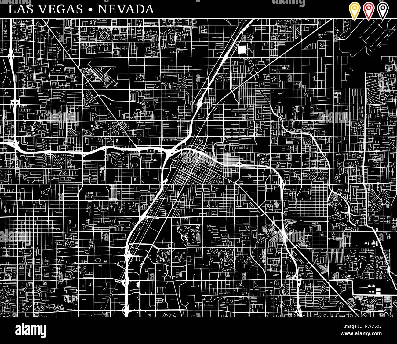 Las Vegas Strip Map Printable