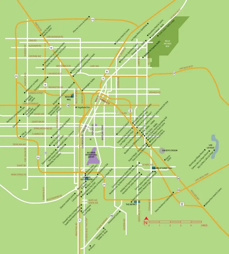 Las Vegas Map Stock Illustrations 696 Las Vegas Map Stock Illustrations Vectors U0026 Clipart Dreamstime