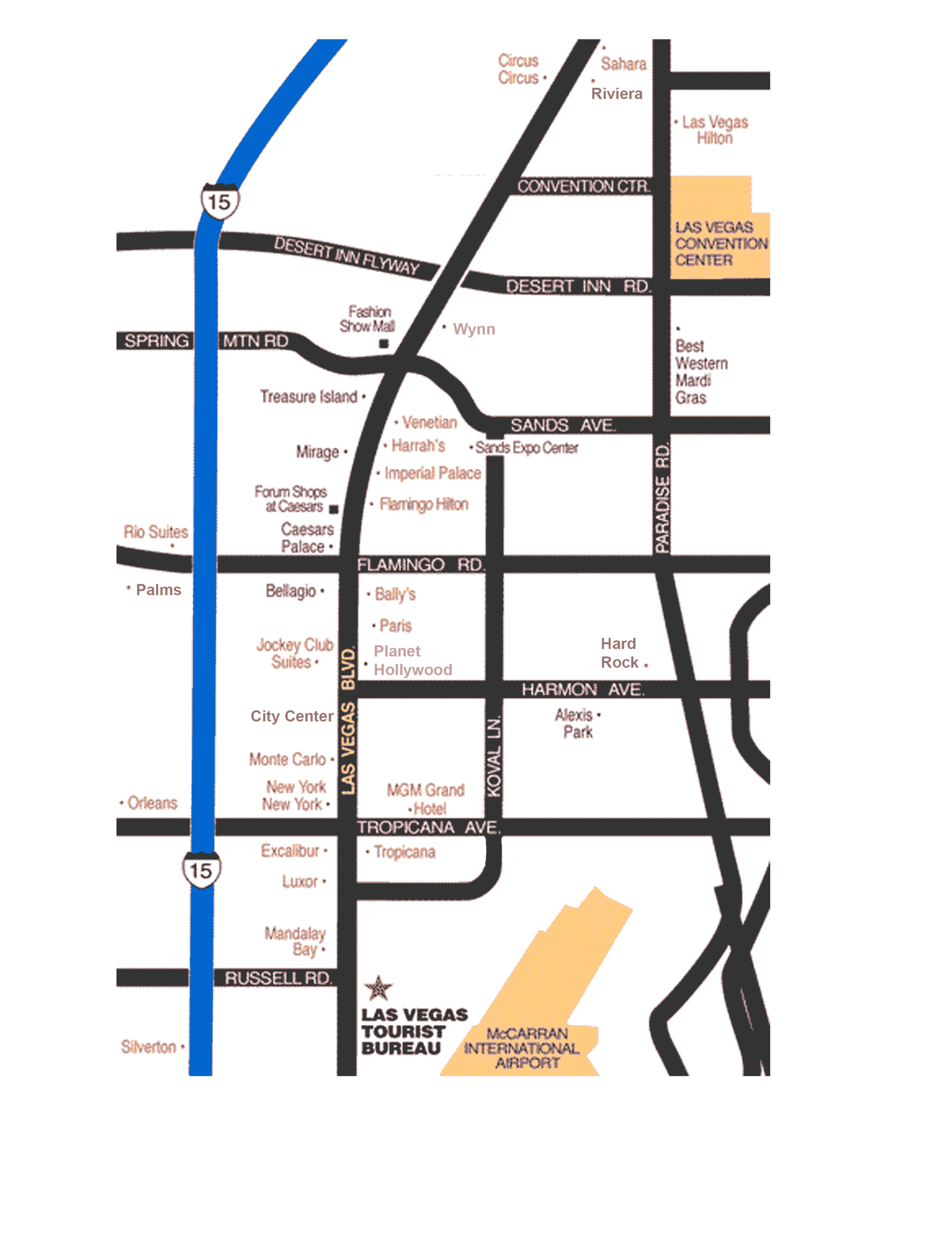 Las Vegas Maps Worksheets Library