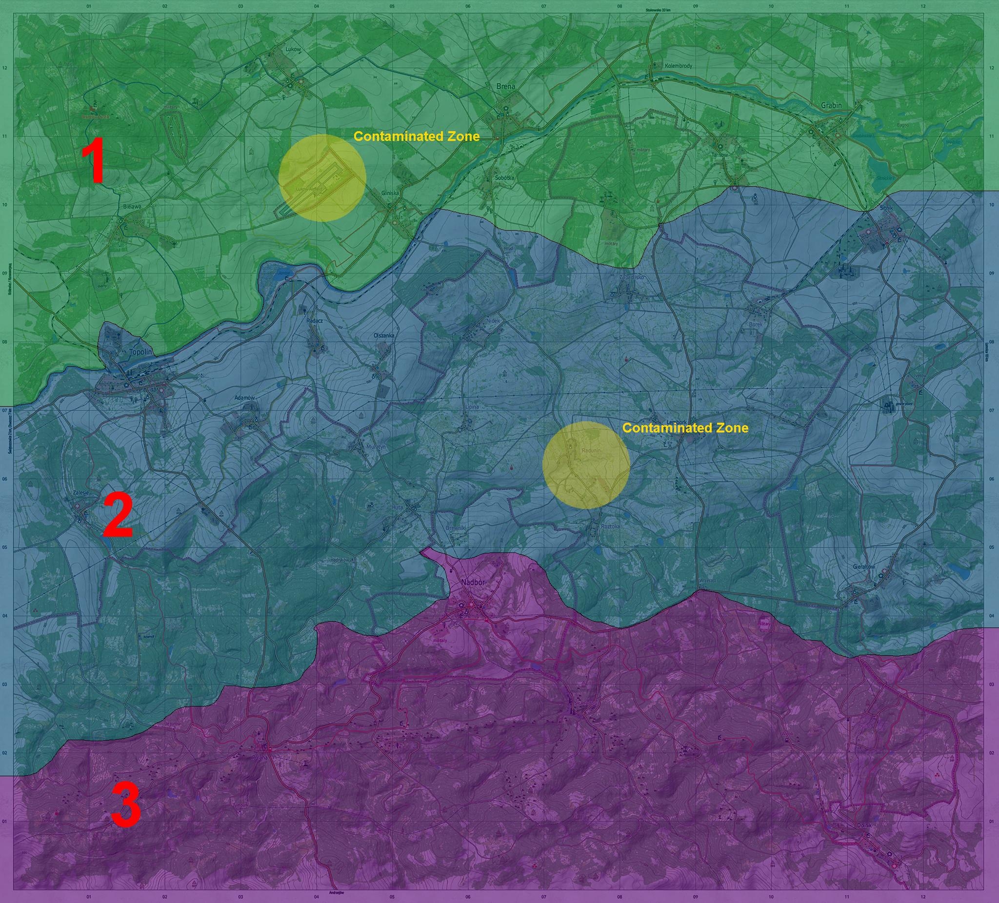 Livonia Loot Tier Map R dayz