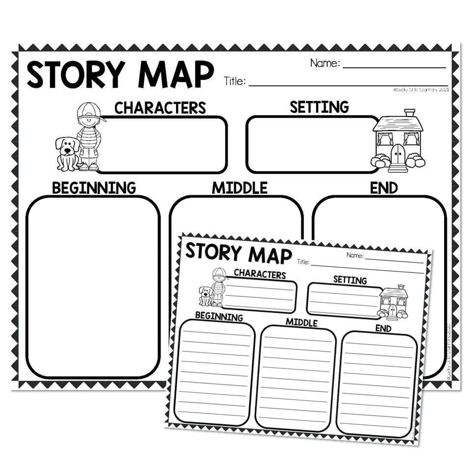 Lucky Little Toolkit Literacy Reading Graphic Organizers Worksheets Library