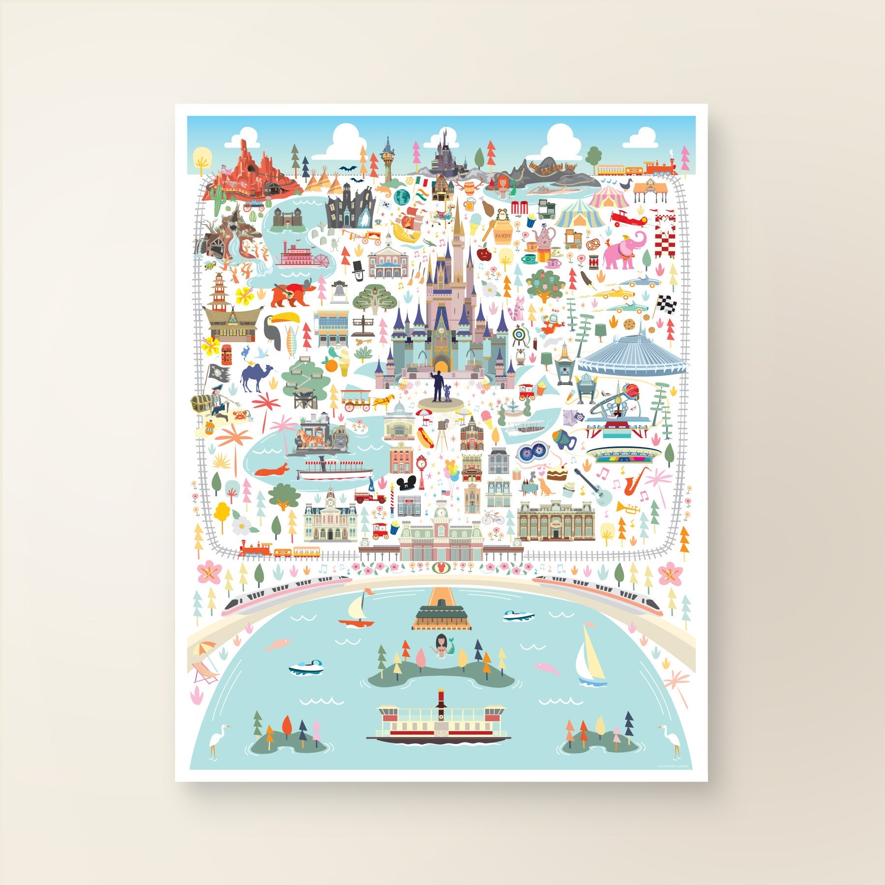 Printable Map Of Disney World