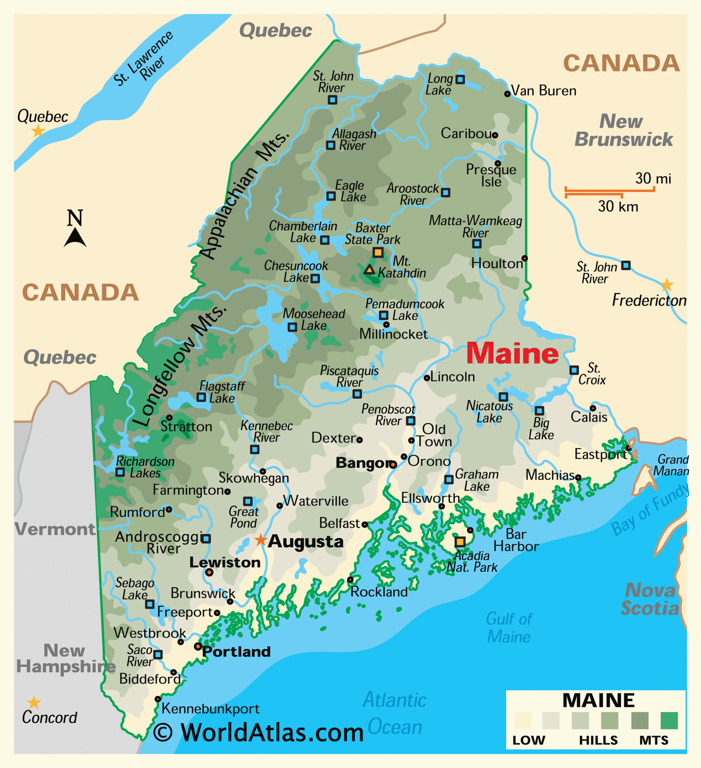 Maine Flag And Description And Maine Seal