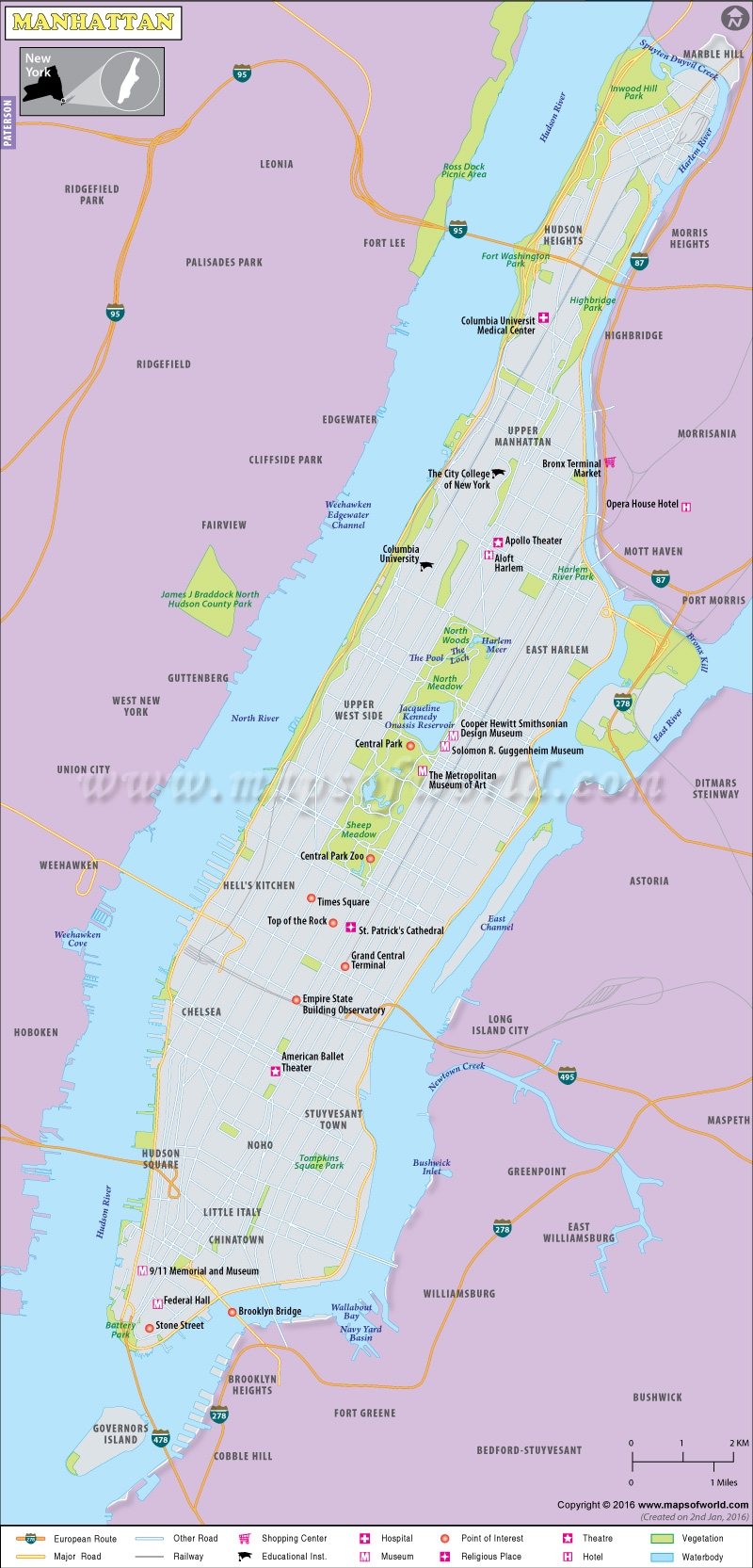 Midtown Manhattan Map Printable