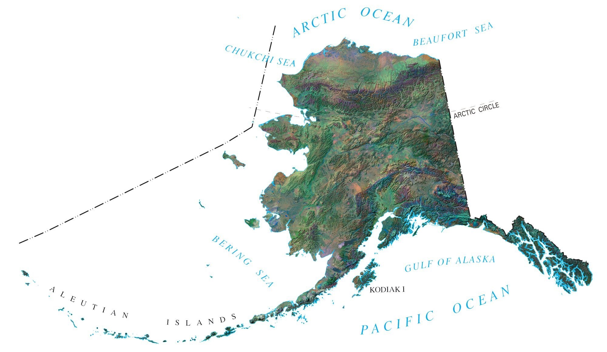 Map Of Alaska Cities And Roads GIS Geography