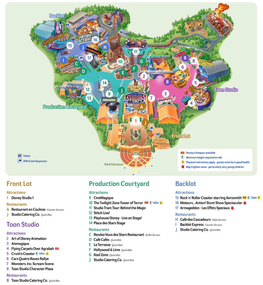 Printable Disney Maps