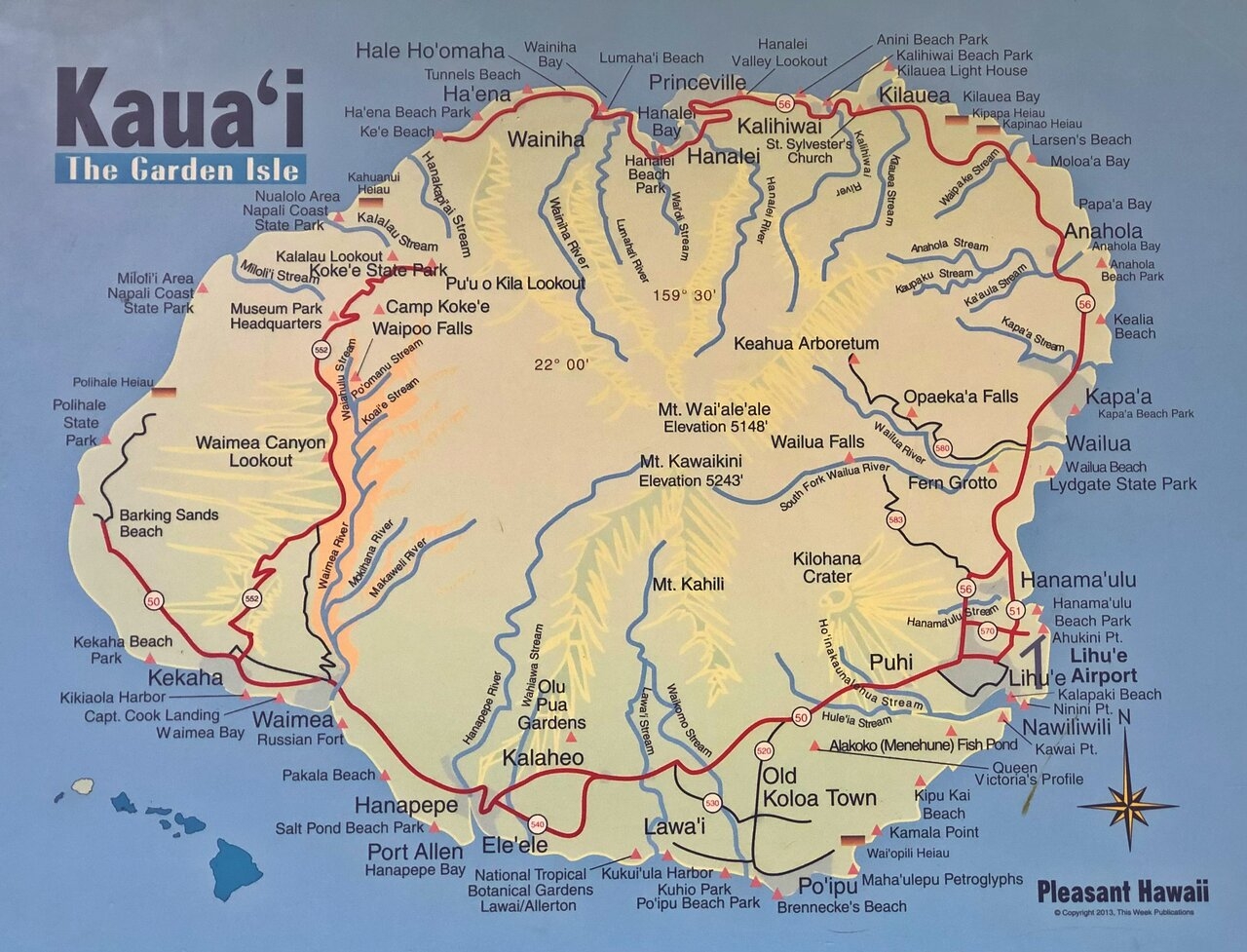Map Of Hotel Grounds Picture Of Hilton Garden Inn Kauai Wailua Bay Tripadvisor
