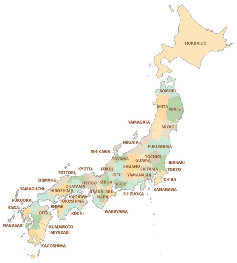 Map Of Japan Cities And Roads GIS Geography