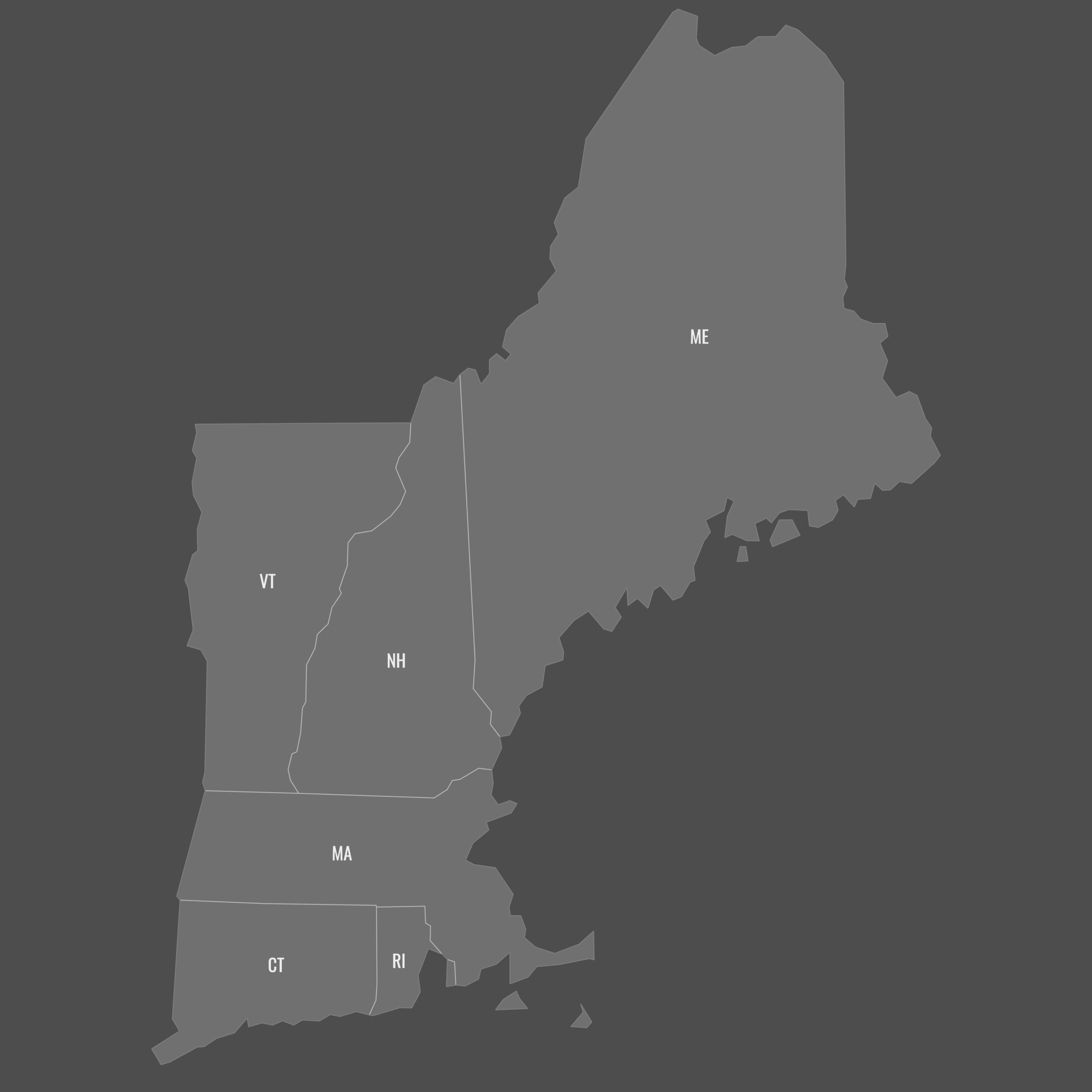 Map Of New England States Ultimaps