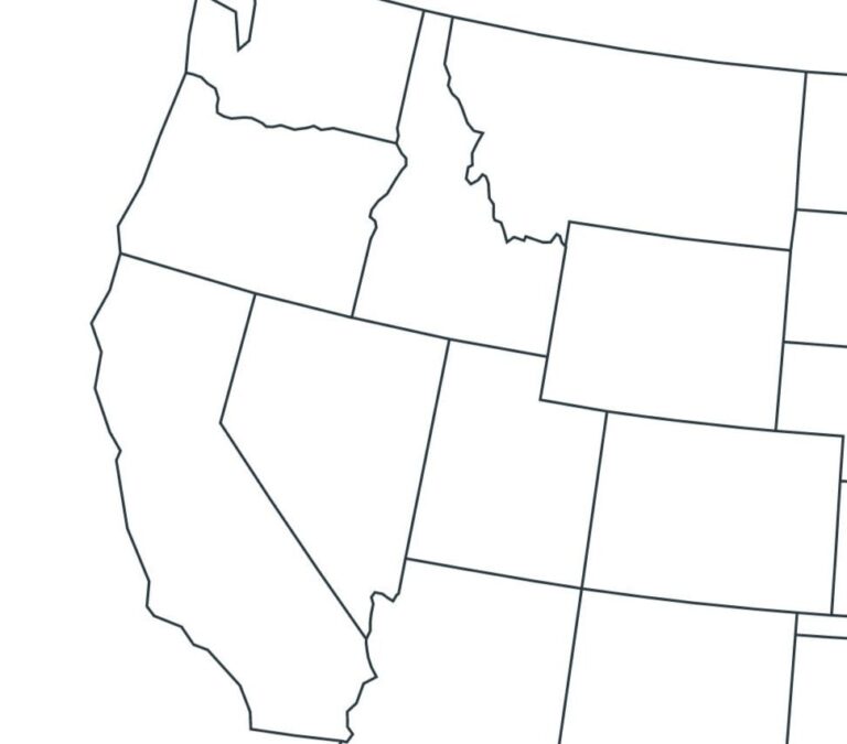 Map Of The USA Blank Map Of North America United States Outline Worksheets Library