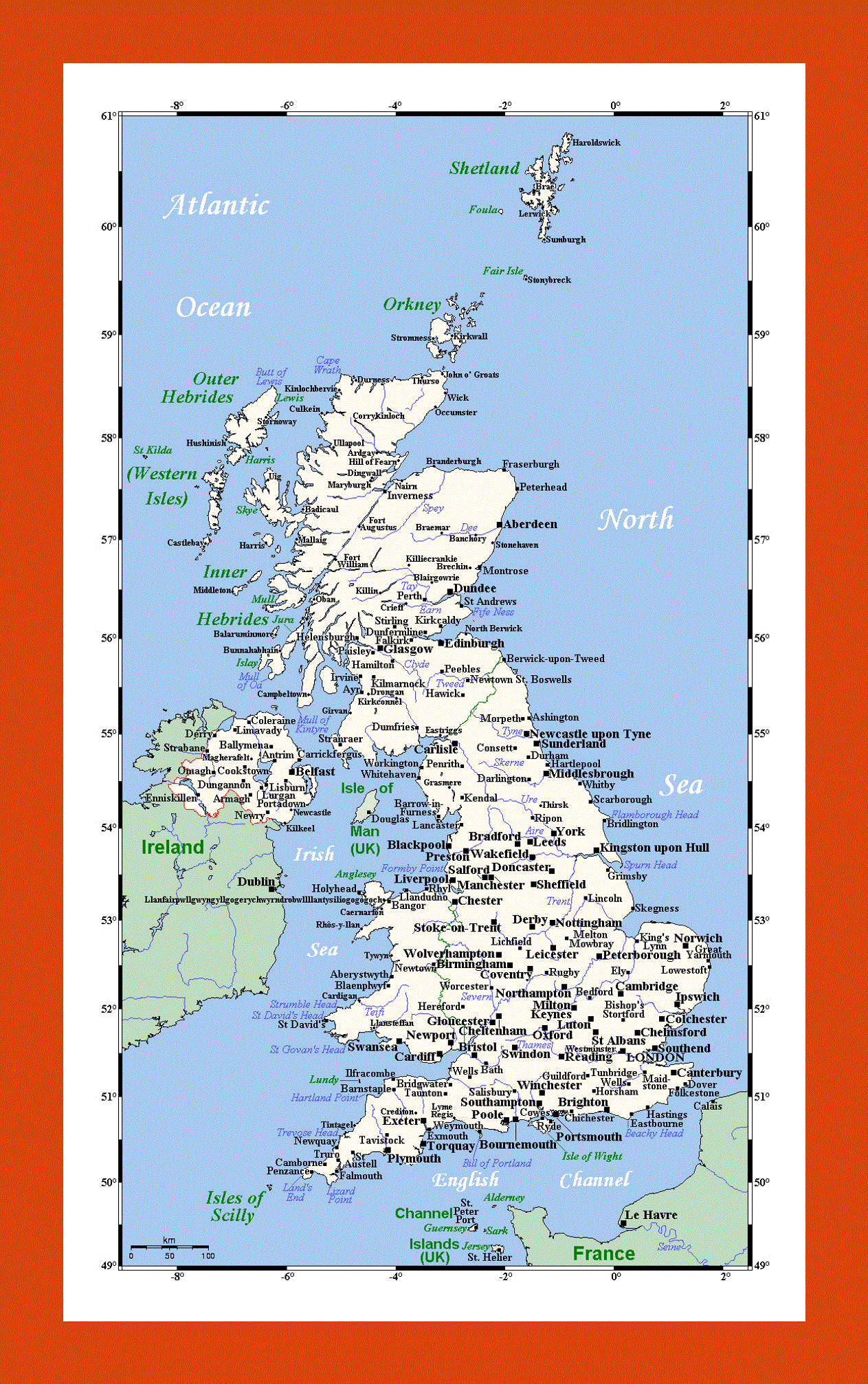 Map Of United Kingdom Maps Of United Kingdom Maps Of Europe 