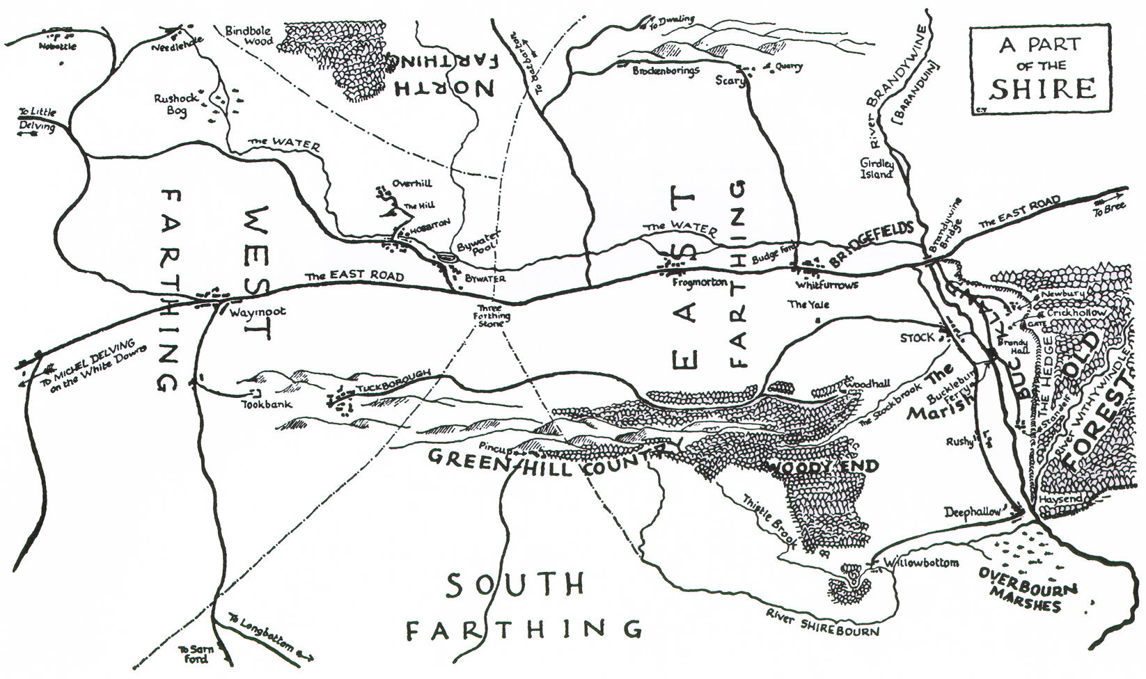 Maps Of Middle earth