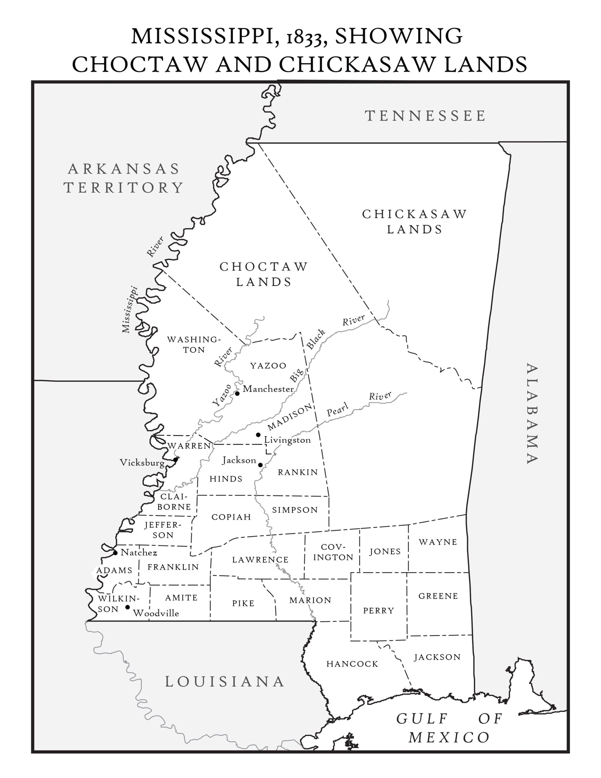 Mississippi County Map Printable