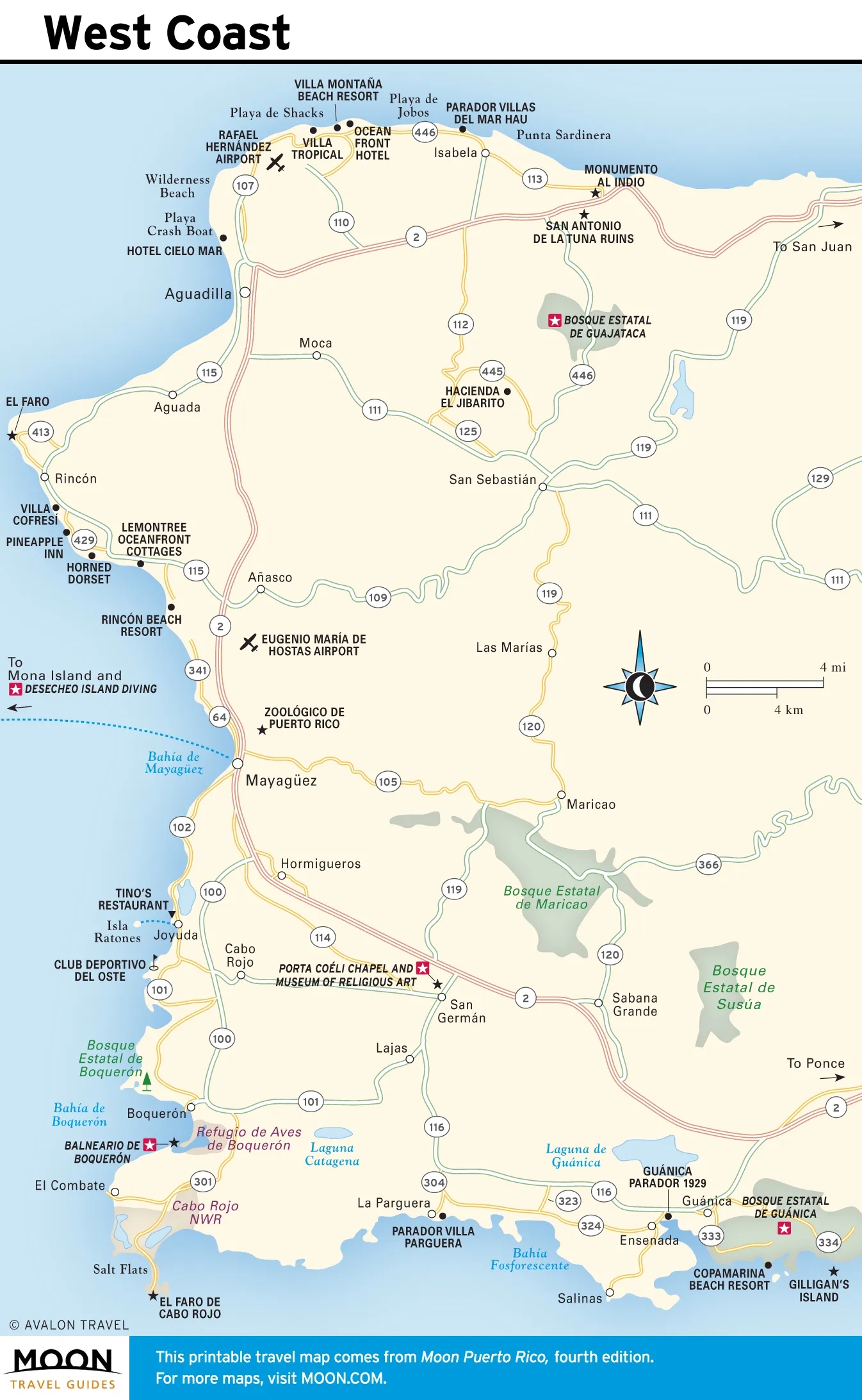 Maps Of Puerto Rico Moon Travel Guides Maps Of Puerto Rico Moon Travel Guides