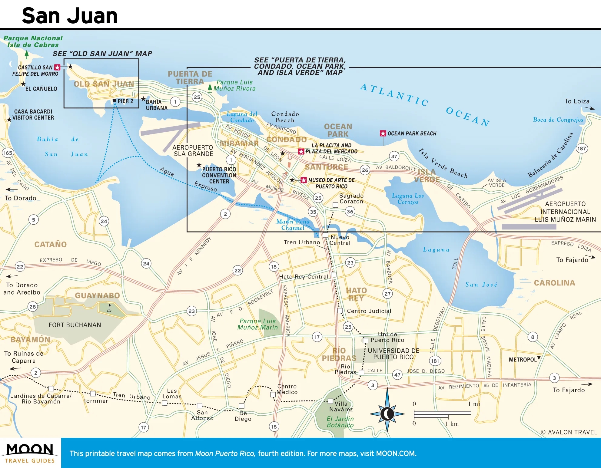 Printable Map Of Puerto Rico Printable Map Of Puerto Rico
