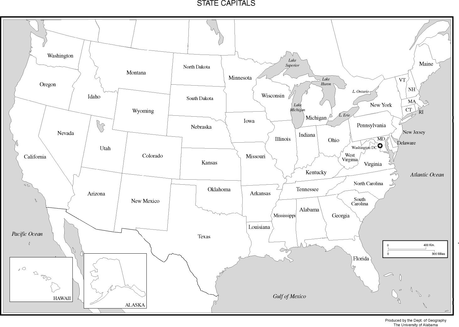 Printable Eastern United States Map