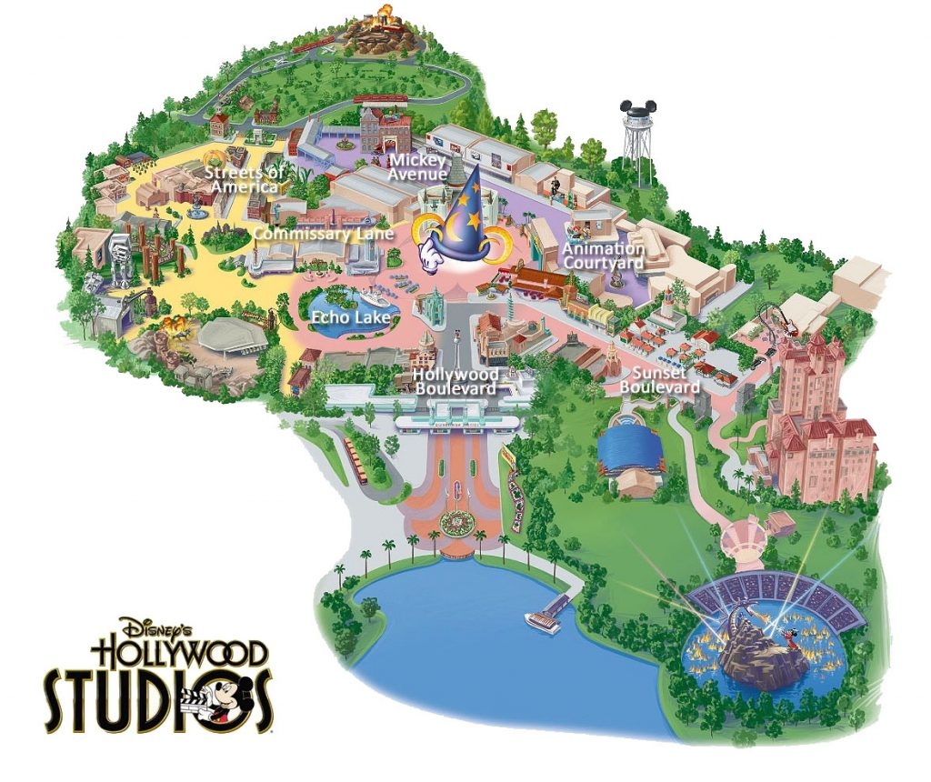 Printable Universal Studios Hollywood Map