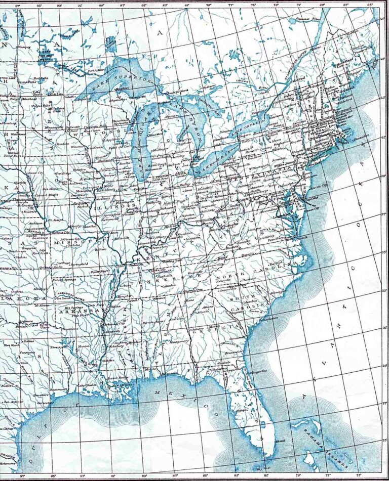 Maps Us Map With Longitude And Latitude Worksheets Library
