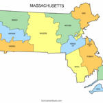 Massachusetts County Map Printable State Map With County Lines 