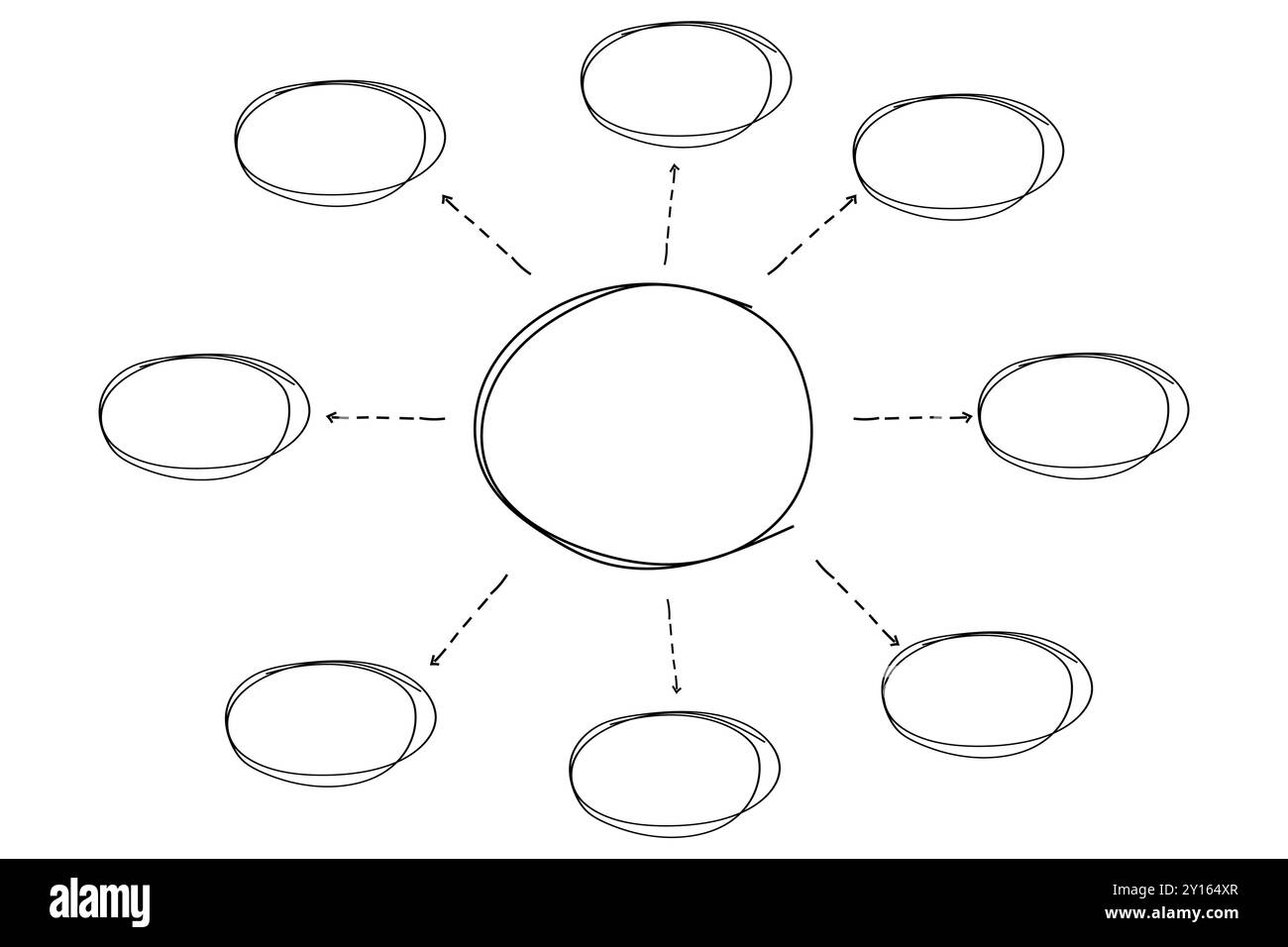 Blank Printable Mind Map Template