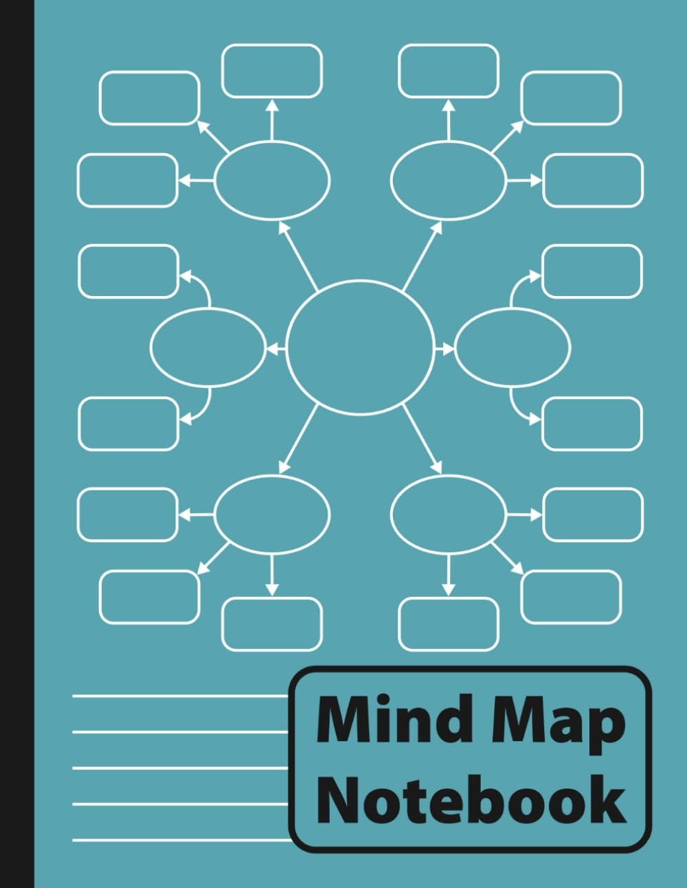 Mind Mapping Notebook Blank Mind Map Book For Studying Brainstorming Organizing Thoughts U0026 Improving Memory 2 Template Designs Frost Daisy Amazon co uk Books