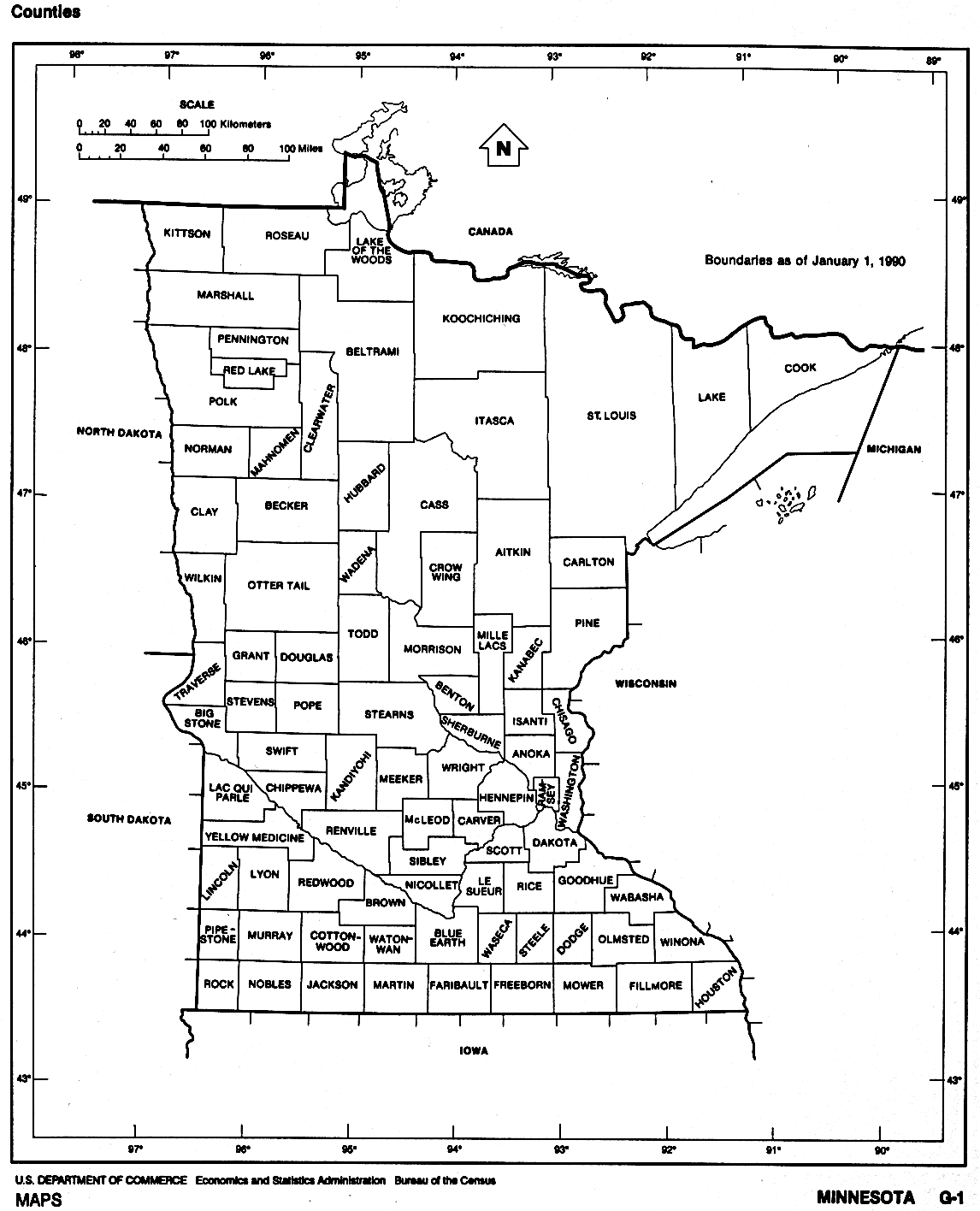 Minnesota Free Map Minnesota Free Map